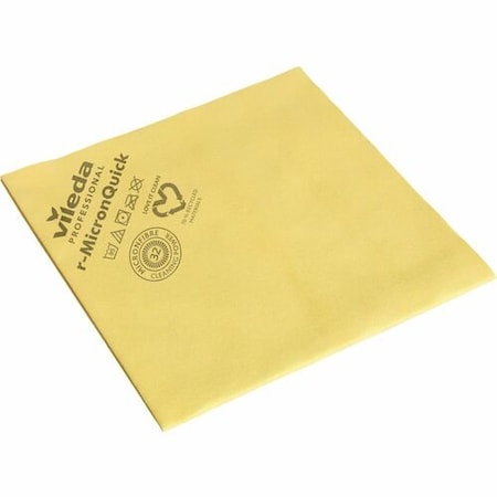 Vileda Professional Cloths, Microfiber, Nonwoven, 15inx16in, YW,  VLD170634